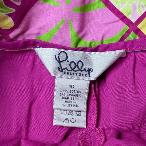 Lilly Pulitzer Skort Pleated Floral Print Colorful Parrot Summer Women's‎ 10 - Picture 6 of 7